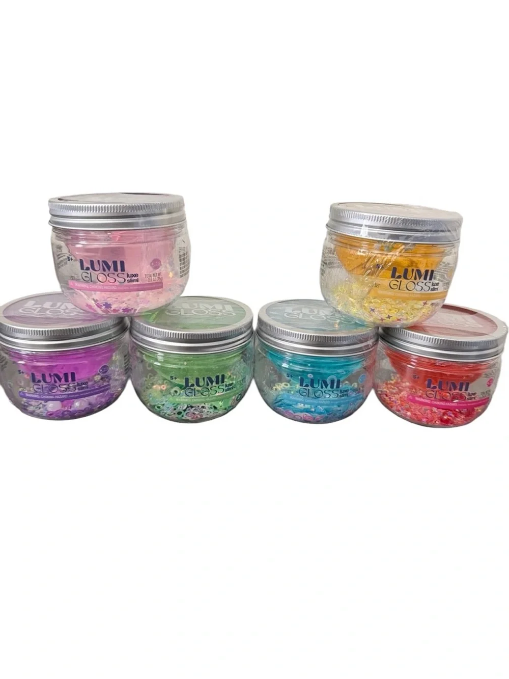 Orb Curiosities Lumi Gloss Luxe Slime VIRAL Set of 6